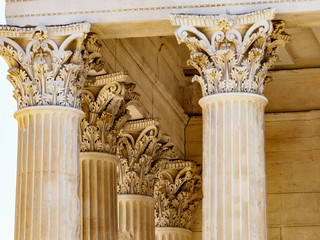 Ornate corinthian columns