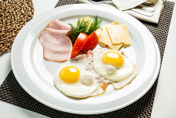 traditional breakfast in the hotel