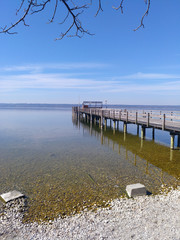 sonniger Frühlingstag am Ammersee