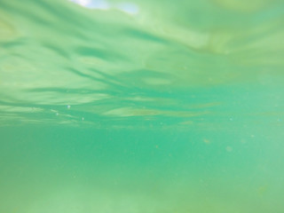 Underwater, Emerald Water, Clear Water
