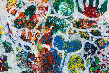 Detail of the Painting as a Background