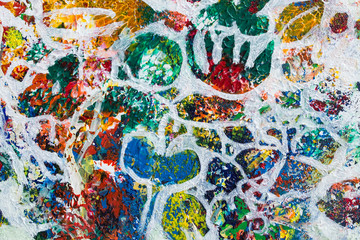 Detail of the Painting as a Background