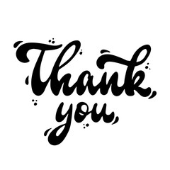 Thank you hand lettering quote for prints, posters, cards, etc