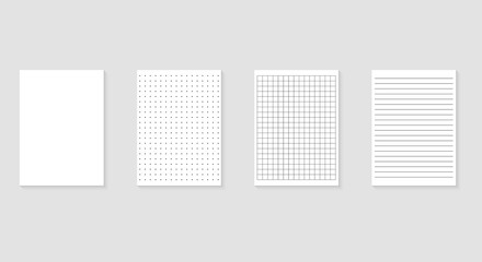 Set sheet of Lined Paper.