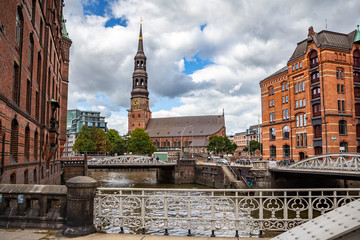 Historic St. Catherine's Church (Katharinenkirche), one of the five principal Lutheran churches (Hamburger Hauptkirchen)