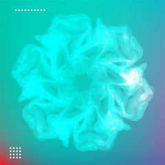 Snowflake. Christmas Star. Winter Background