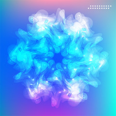 Snowflake. Christmas Star. Winter Background