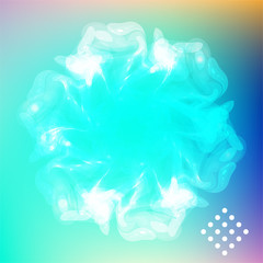 Snowflake. Christmas Star. Winter Background