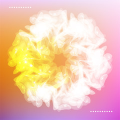 Fototapeta premium Snowflake. Christmas Star. Winter Background