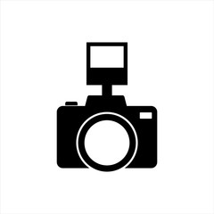 Camera icon, logo isolated on white background
