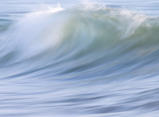 Ocean blurred wave background.