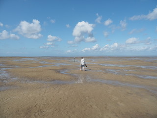 Unendliche Weite an der Nordsee