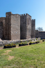 Fototapeta na wymiar Ruins of Smederevo Fortress in town of Smederevo, Serbia