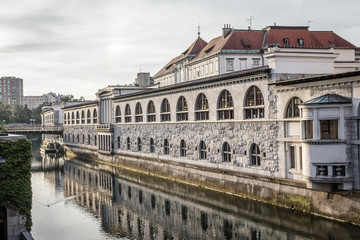 Naklejka na ściany i meble Slovenia Buildings