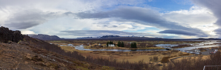 Obraz premium Thingvellir National Park in Iceland