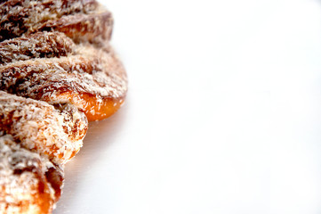 bread, food, isolated, white