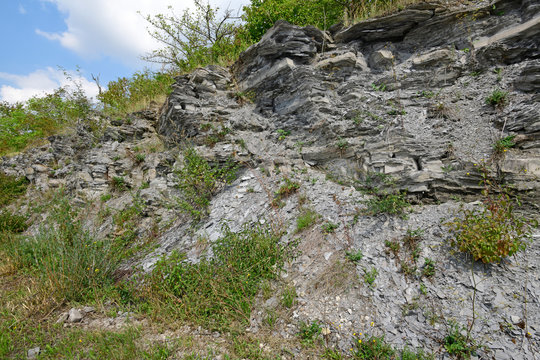 stillgelegter Schieferbruch in Baden-W&uuml;rttemberg - disused slate quarry