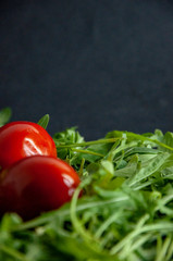 Obraz na płótnie Canvas tomato, food, vegetable, fresh, green