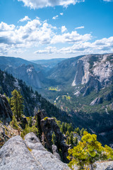 Yosemite National Park and El Capitan, incredible landscape. United States