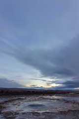 The Geyser Strokkur in Iceland