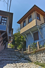 Nineteenth Century Houses in old town of city of Plovdiv, Bulgaria