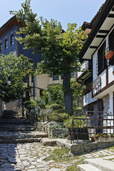Nineteenth Century Houses in old town of city of Plovdiv, Bulgaria