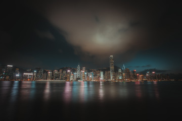 Landscape of Hong Kong Victoria Harbor 