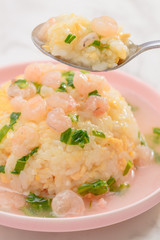海老の餡かけチャーハン