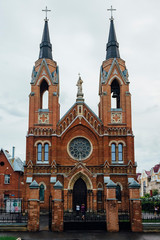 Obraz premium Roman Catholic Church of the Exaltation of the Holy Cross in Tambov, Russia