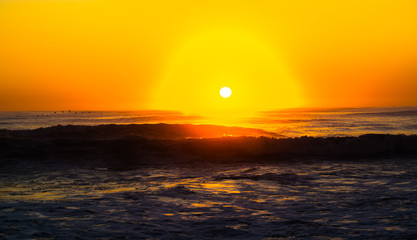 Sunset over the outer banks