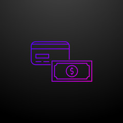 Bank card payment outline nolan icon. Elements of banking and finance set. Simple icon for websites, web design, mobile app, info graphics