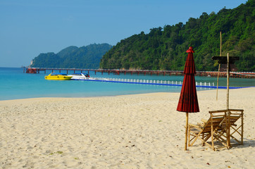 Beautiful Macleod Island at Myanmar