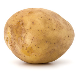 new potato tuber isolated on white background cutout