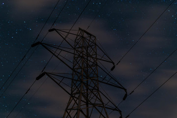 high voltage power lines 