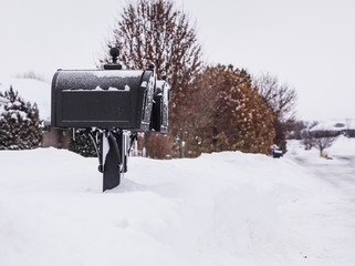 Mailbox In Snow