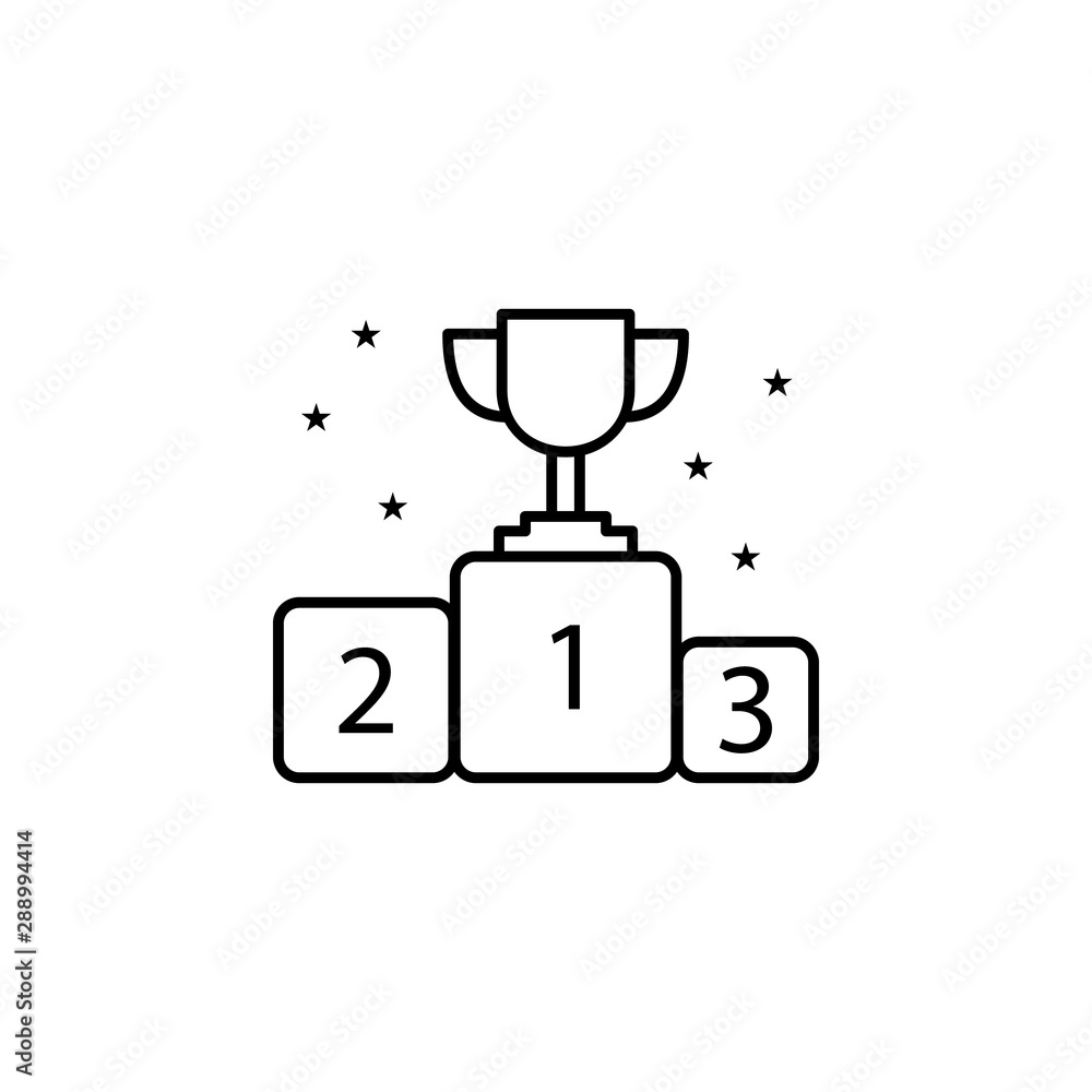 Poster award event management icon. element of event management icon