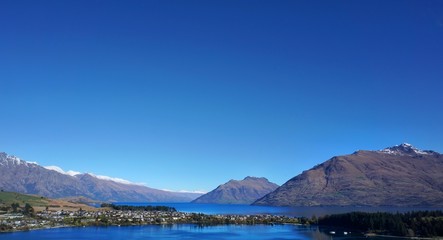 Queenstown Lake Wakatipu Montains Alpine