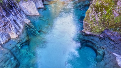 Blue Pools Glacier Water clear