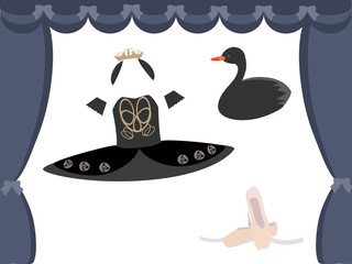 バレエ衣装　オディール