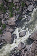 rocks in water