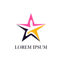 Obraz premium health star logo