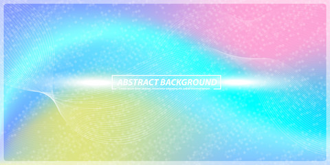abstract color gadientmesh and lines with colorful background