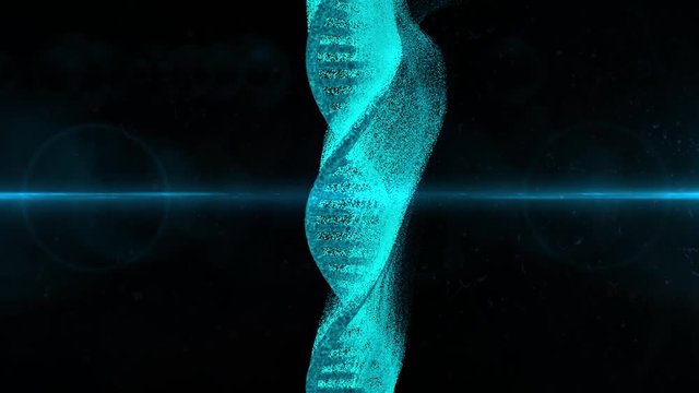Human genome mapping research of human DNA double helix and genes