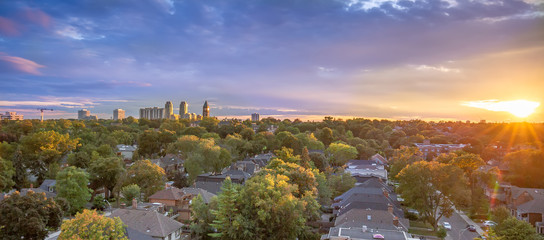 Upscale Eglinton and Forest Hill residential area coveted by middle and upper class families as...