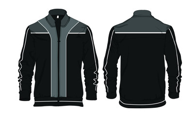 jacket template design vector sweater windbreaker © Ronillo