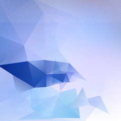 Triangle blured abstract futuristic background template for brochure flyer