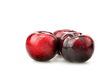 plum on a white background