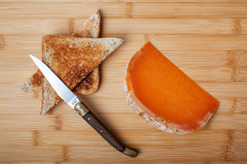 french cow's milk cheese mimolette