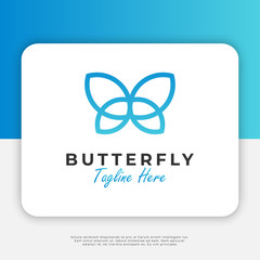 Butterfly Logo Design Inspiration, Vector illustration