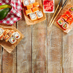 Sushi Set Background